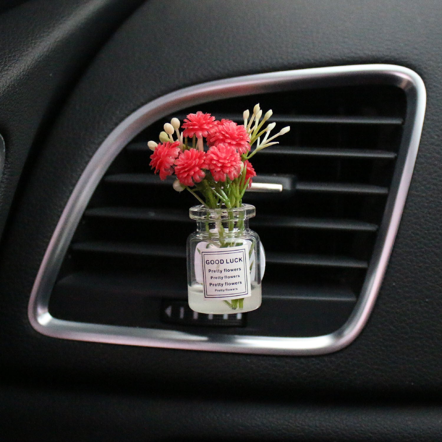 Wholesale Gypsophila Glass Vase Car Air Conditioning Vent Perfume Clip